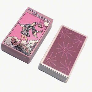 Pink Rider Waite Smith Beginner Tarot 78 Card Deck NWT
